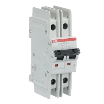 ABB SU202M-K32 | Автоматичен прекъсвач | 2P, 32A, крива K ABB SU202M-K32 | Автоматичен прекъсвач | 2P, 32A, крива K