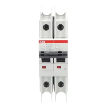 ABB SU202M-K63 | Автоматичен прекъсвач | 2P, 63A, крива K