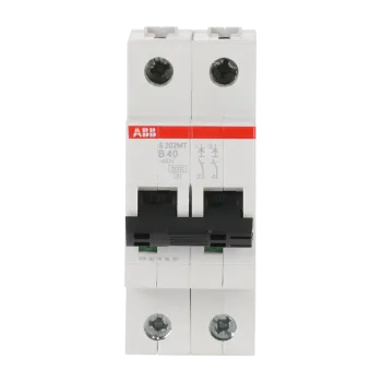 ABB S202MT-B40 | Автоматичен прекъсвач | 2P, 40A, крива B