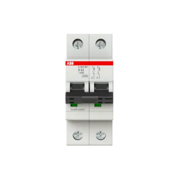 ABB S202MT-D63 | Автоматичен прекъсвач | 2P, 63A, крива D