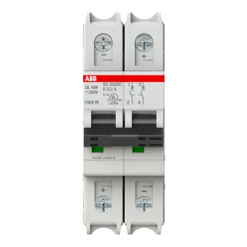 ABB SU202DC-K0.2 | DC автоматичен прекъсвач | 2P, 0.2A, крива K