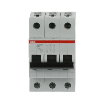 ABB S203M-B6 | Автоматичен прекъсвач | 3P, 6A, крива B
