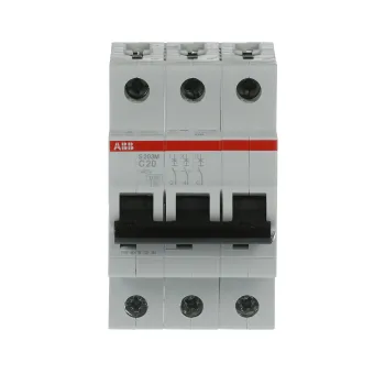 ABB S203M-C20 | Автоматичен прекъсвач | 3P, 20A, крива C