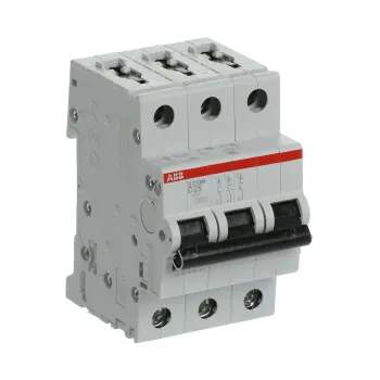 ABB S203M-D25 | Автоматичен прекъсвач | 3P, 25A, крива D ABB S203M-D25 | Автоматичен прекъсвач | 3P, 25A, крива D