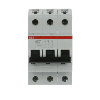 ABB S203M-D25 | Автоматичен прекъсвач | 3P, 25A, крива D