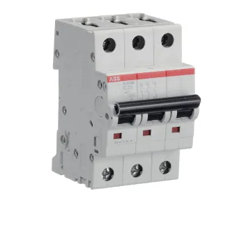 ABB S203M-C25 | Автоматичен прекъсвач | 3P, 25A, крива C ABB S203M-C25 | Автоматичен прекъсвач | 3P, 25A, крива C