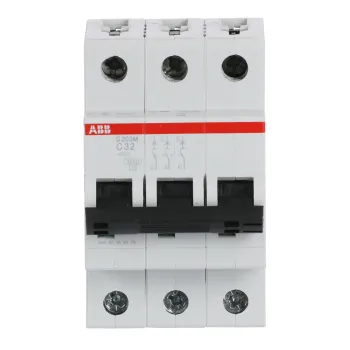 ABB S203M-C32 | Автоматичен прекъсвач | 3P, 32A, крива C