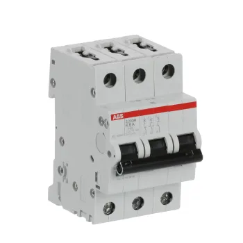 ABB S203M-K6 | Автоматичен прекъсвач | 3P, 6A, крива K
