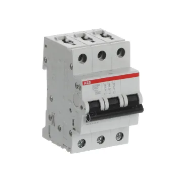 ABB S203M-D40 | Автоматичен прекъсвач | 3P, 40A, крива D ABB S203M-D40 | Автоматичен прекъсвач | 3P, 40A, крива D