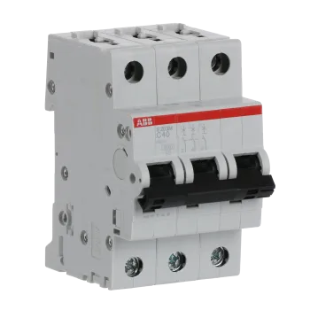 ABB S203M-C40 | Автоматичен прекъсвач | 3P, 40A, крива C ABB S203M-C40 | Автоматичен прекъсвач | 3P, 40A, крива C