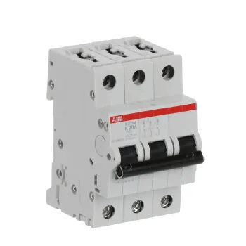 ABB S203M-K20 | Автоматичен прекъсвач | 3P, 20A, крива K ABB S203M-K20 | Автоматичен прекъсвач | 3P, 20A, крива K