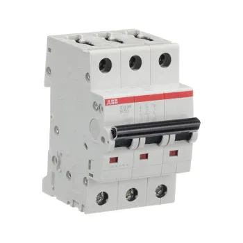 ABB S203M-B50 | Автоматичен прекъсвач | 3P, 50A, крива B ABB S203M-B50 | Автоматичен прекъсвач | 3P, 50A, крива B
