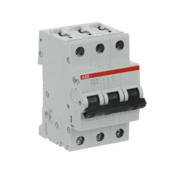 ABB S203M-K63 | Автоматичен прекъсвач | 3P, 63A, крива K