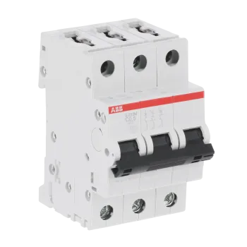ABB S203M-C0.5 | Автоматичен прекъсвач | 3P, 0.5A, крива C ABB S203M-C0.5 | Автоматичен прекъсвач | 3P, 0.5A, крива C