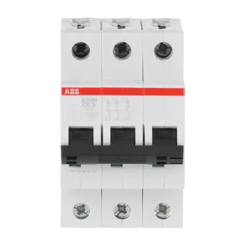 ABB S203M-C0.5 | Автоматичен прекъсвач | 3P, 0.5A, крива C