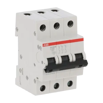 ABB SH203M-C20 | Автоматичен прекъсвач | 3P, 20A, крива C ABB SH203M-C20 | Автоматичен прекъсвач | 3P, 20A, крива C