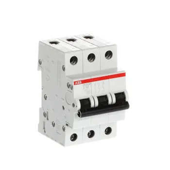 ABB SH203M-C32 | Автоматичен прекъсвач | 3P, 32A, крива C ABB SH203M-C32 | Автоматичен прекъсвач | 3P, 32A, крива C