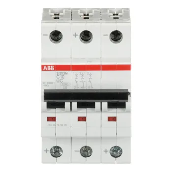 ABB S203M-C10UC | Автоматичен прекъсвач | 3P, 10A, крива C
