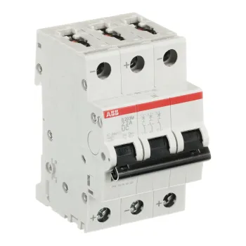 ABB S203M-Z2UC | Автоматичен прекъсвач | 3P, 2A, крива Z