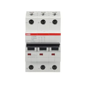 ABB S203M-K50UC | Автоматичен прекъсвач | 3P, 50A, крива K