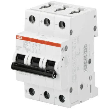 ABB S203M-C0.5UC | Автоматичен прекъсвач | 3P, 0.5A, крива C ABB S203M-C0.5UC | Автоматичен прекъсвач | 3P, 0.5A, крива C