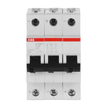 ABB S203MT-C10UC | Автоматичен прекъсвач | 3P, 10A, крива C