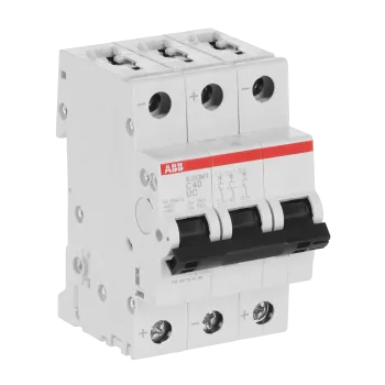 ABB S203MT-C40UC | Автоматичен прекъсвач | 3P, 40A, крива C