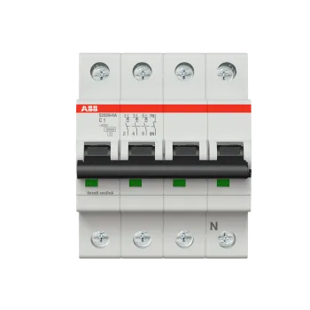 ABB S203M-C1NA | Автоматичен прекъсвач | 3P+N, 1A, крива C