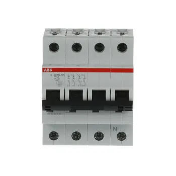 ABB S203M-C16NA | Автоматичен прекъсвач | 3P+N, 16A, крива C