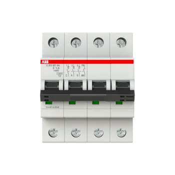ABB S203MT-C1,6NA | Автоматичен прекъсвач | 3P+N, 1.6A, крива C
