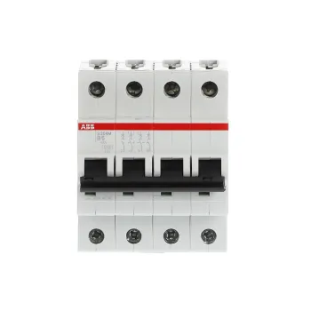 ABB S204M-B6 | Автоматичен прекъсвач | 4P, 6A, крива B
