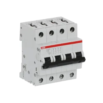 ABB S204M-C10 | Автоматичен прекъсвач | 4P, 10A, крива C