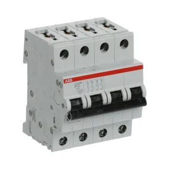 ABB S204M-B10 | Автоматичен прекъсвач | 4P, 10A, крива B ABB S204M-B10 | Автоматичен прекъсвач | 4P, 10A, крива B