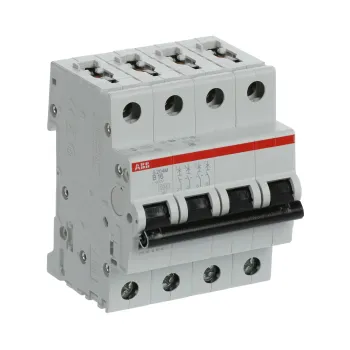 ABB S204M-B16 | Автоматичен прекъсвач | 4P, 16A, крива B ABB S204M-B16 | Автоматичен прекъсвач | 4P, 16A, крива B