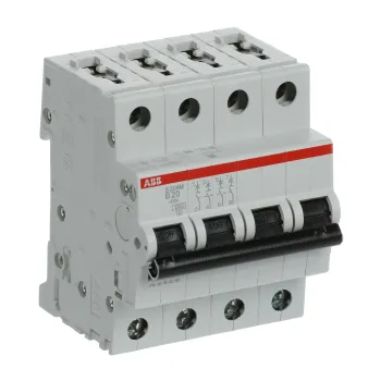 ABB S204M-B20 | Автоматичен прекъсвач | 4P, 20A, крива B