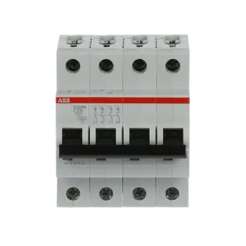 ABB S204M-C25 | Автоматичен прекъсвач | 4P, 25A, крива C