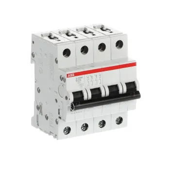 ABB S204M-B25 | Автоматичен прекъсвач | 4P, 25A, крива B