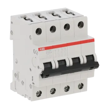 ABB S204M-K50 | Автоматичен прекъсвач | 4P, 50A, крива K ABB S204M-K50 | Автоматичен прекъсвач | 4P, 50A, крива K