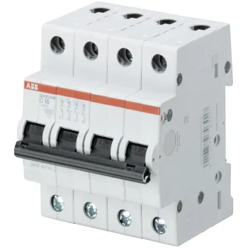 ABB SH204M-C13 | Автоматичен прекъсвач | 4P, 13A, крива C