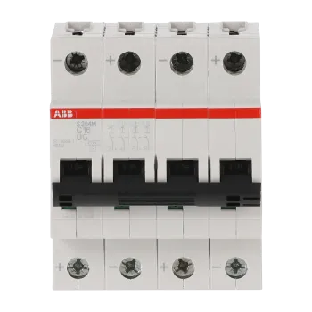 ABB S204M-C16UC | Автоматичен прекъсвач | 4P, 16A, крива C