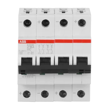 ABB S204M-Z16UC | Автоматичен прекъсвач | 4P, 16A, крива Z
