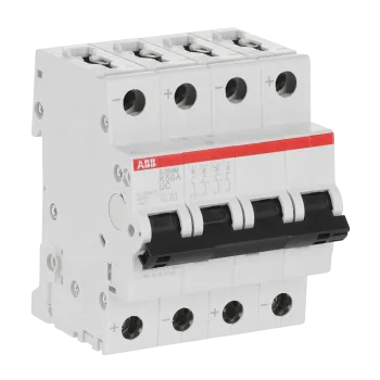ABB S204M-K50UC | Автоматичен прекъсвач | 4P, 50A, крива K ABB S204M-K50UC | Автоматичен прекъсвач | 4P, 50A, крива K