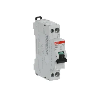 ABB SN201 L-C6 | Автоматичен прекъсвач | 1P+N, 6A, крива C, 4.5kA ABB SN201 L-C6 | Автоматичен прекъсвач | 1P+N, 6A, крива C, 4.5kA