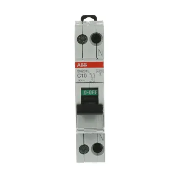 ABB SN201 L-C10 | Автоматичен прекъсвач | 1P+N, 10A, крива C, 4.5kA