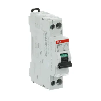 ABB SN201 L-B16 | Автоматичен прекъсвач | 1P+N, 16A, крива B, 4.5kA
