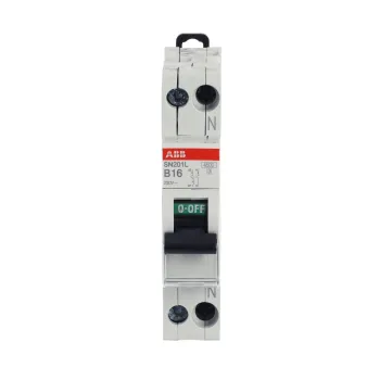 ABB SN201 L-B16 | Автоматичен прекъсвач | 1P+N, 16A, крива B, 4.5kA