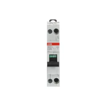 ABB SN201 L-C20 | Автоматичен прекъсвач | 1P+N, 20A, крива C, 4.5kA