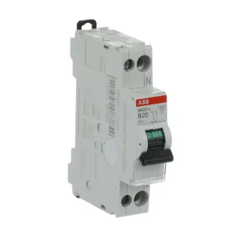 ABB SN201 L-B20 | Автоматичен прекъсвач | 1P+N, 20A, крива B, 4.5kA