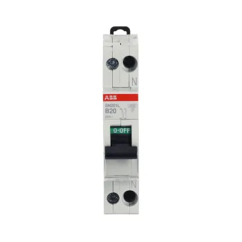 ABB SN201 L-B20 | Автоматичен прекъсвач | 1P+N, 20A, крива B, 4.5kA