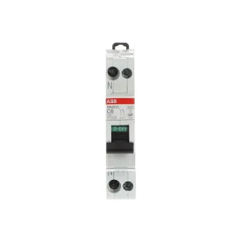 ABB SN201 L-C6-L | Автоматичен прекъсвач | 1P+N, 6A, крива C, 4.5kA